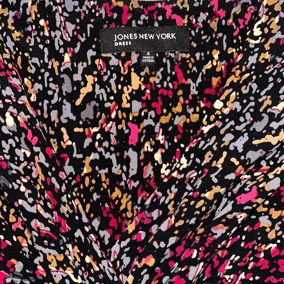 Jones New York Multi Color Print Stretchy Flowy - Picture 5 of 9